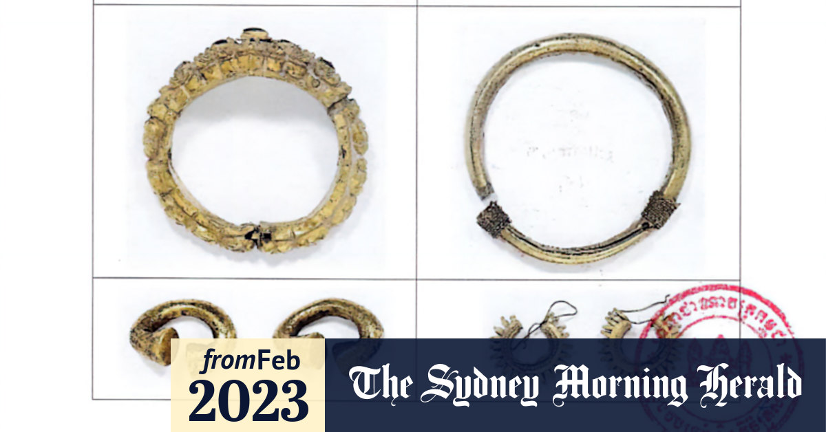 Ancient Khmer crown jewels returned to Cambodia from notorious art